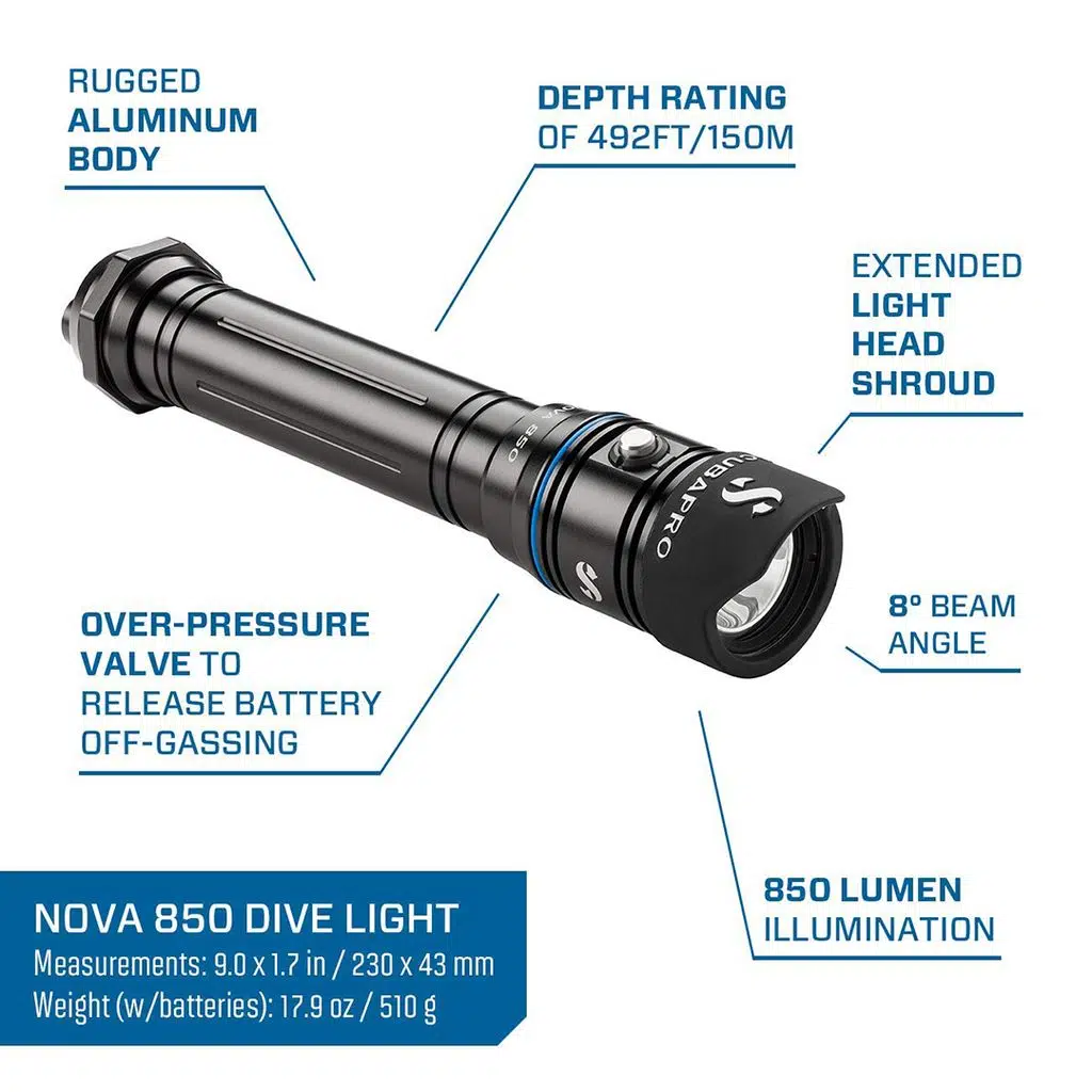 SCUBAPRO FENER NOVALIGHT 850