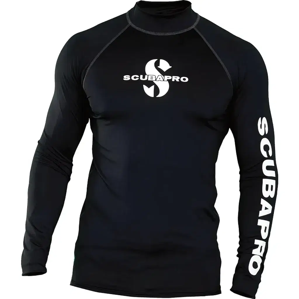 SCUBAPRO İÇLİK RASH GUARD SİYAH UZUN KOL