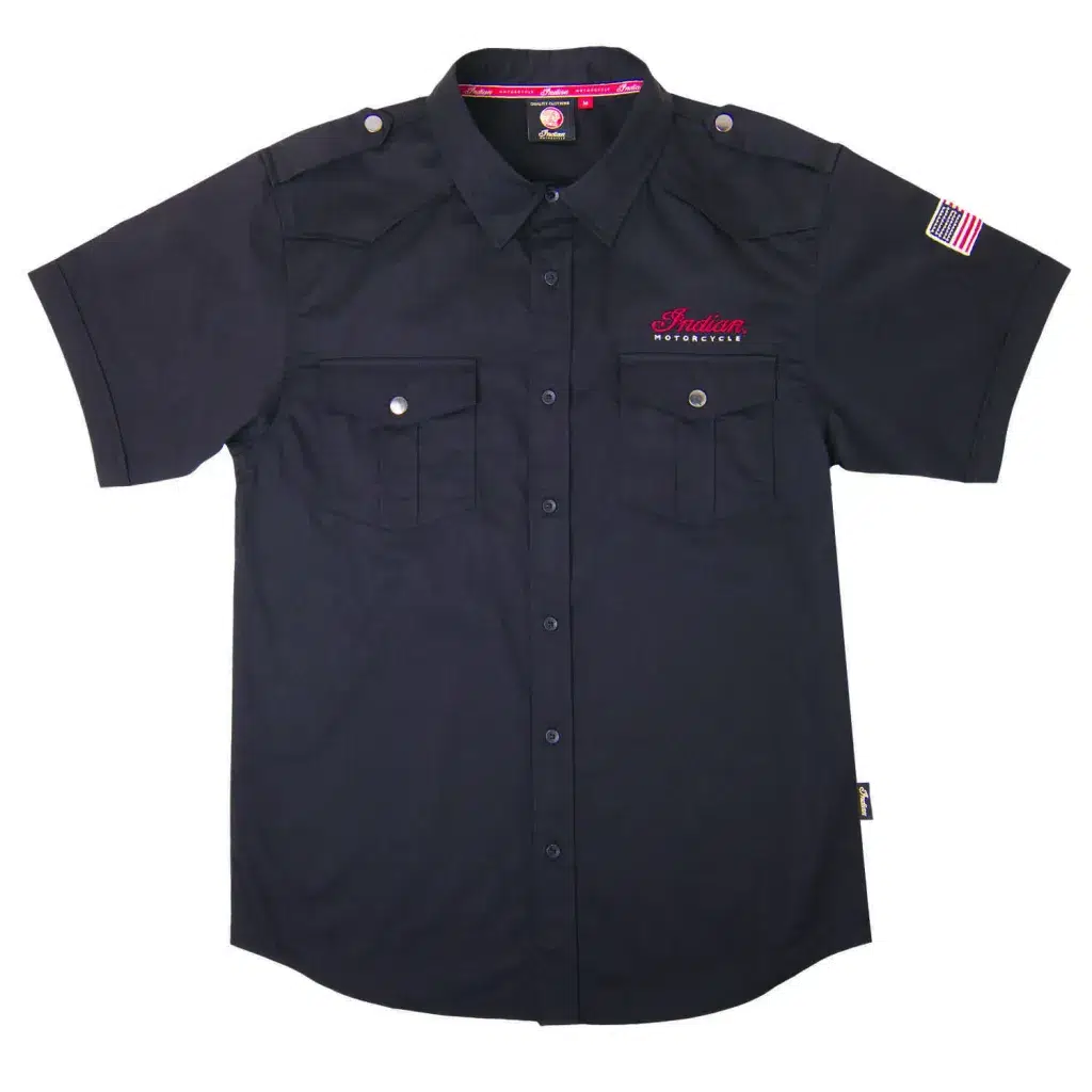 INDIAN MOTORCYCLE MEN CASUAL TİŞÖRT SİYAH