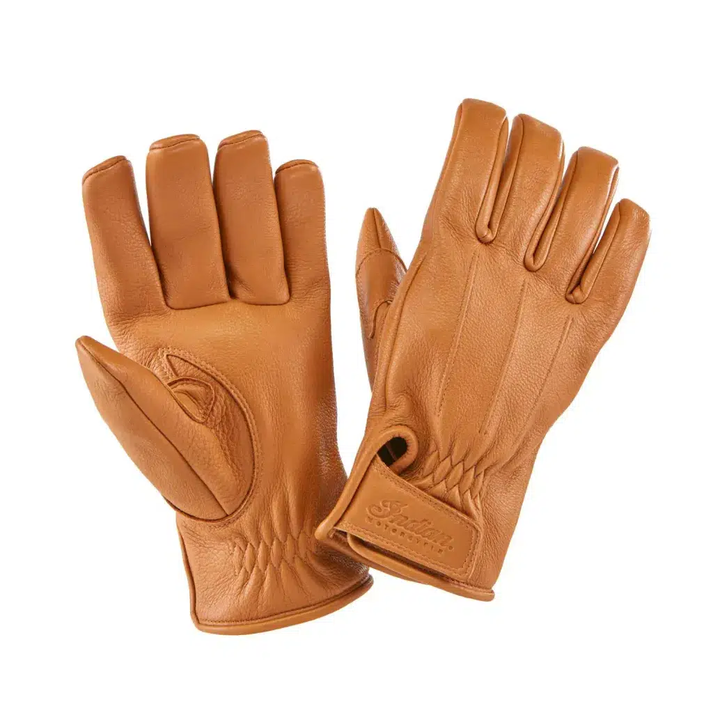 INDIAN MOTORCYCLE MENS DEERSKIN GLV TAN CE ERKEK ELDİVEN