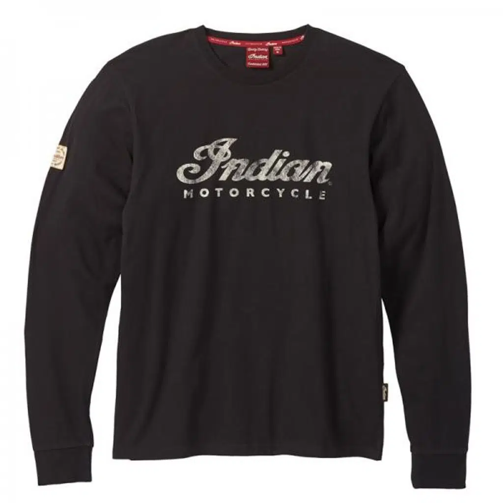 INDIAN MOTORCYCLE MW BK LS SCRIPT TEE ERKEK SWEAT