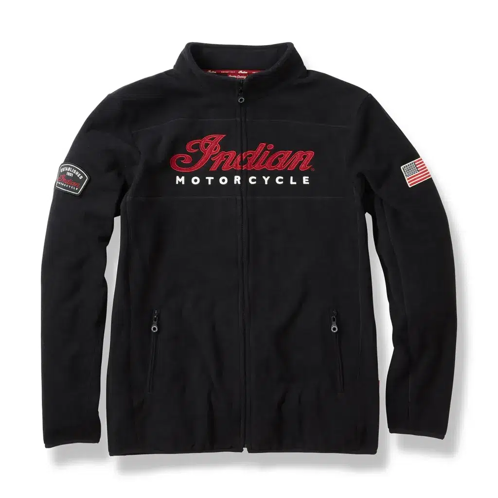 INDIAN MOTORCYCLE MW BK ZIP THRU FLEECE ERKEK POLAR