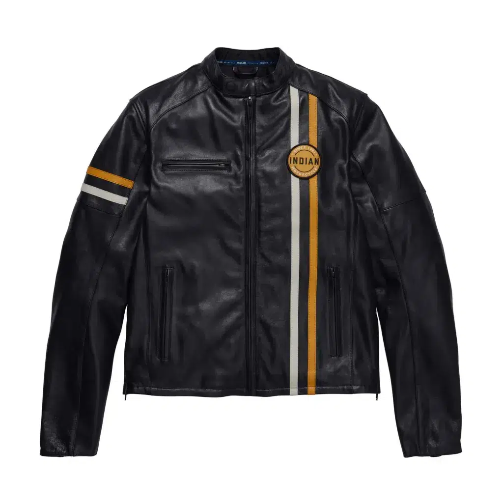 INDIAN MOTORCYCLE MW CAFE LEATHER JACKET BLACK ERKEK CEKET