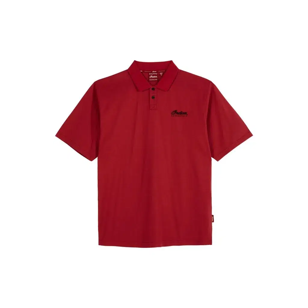 INDIAN MOTORCYCLE MW RD RED POLO ERKEK TİŞÖRT