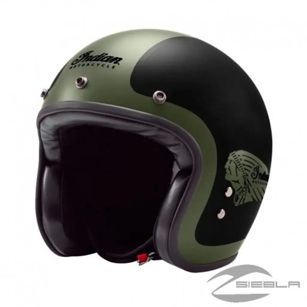 INDIAN MOTORCYCLE AÇIK KASK MT V2 BLACK/GREEN