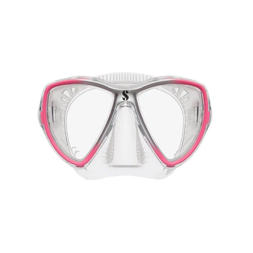 SCUBAPRO DALIŞ MASKE SYNERGY TWIN - ŞEFFAF-PEMBE