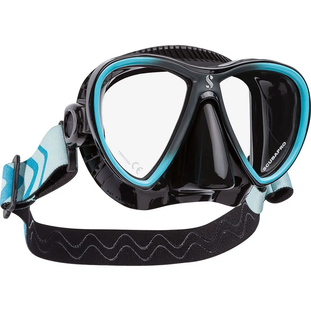 SCUBAPRO DALIŞ MASKE SYNERGY TWIN - SİYAH-TURKUAZ