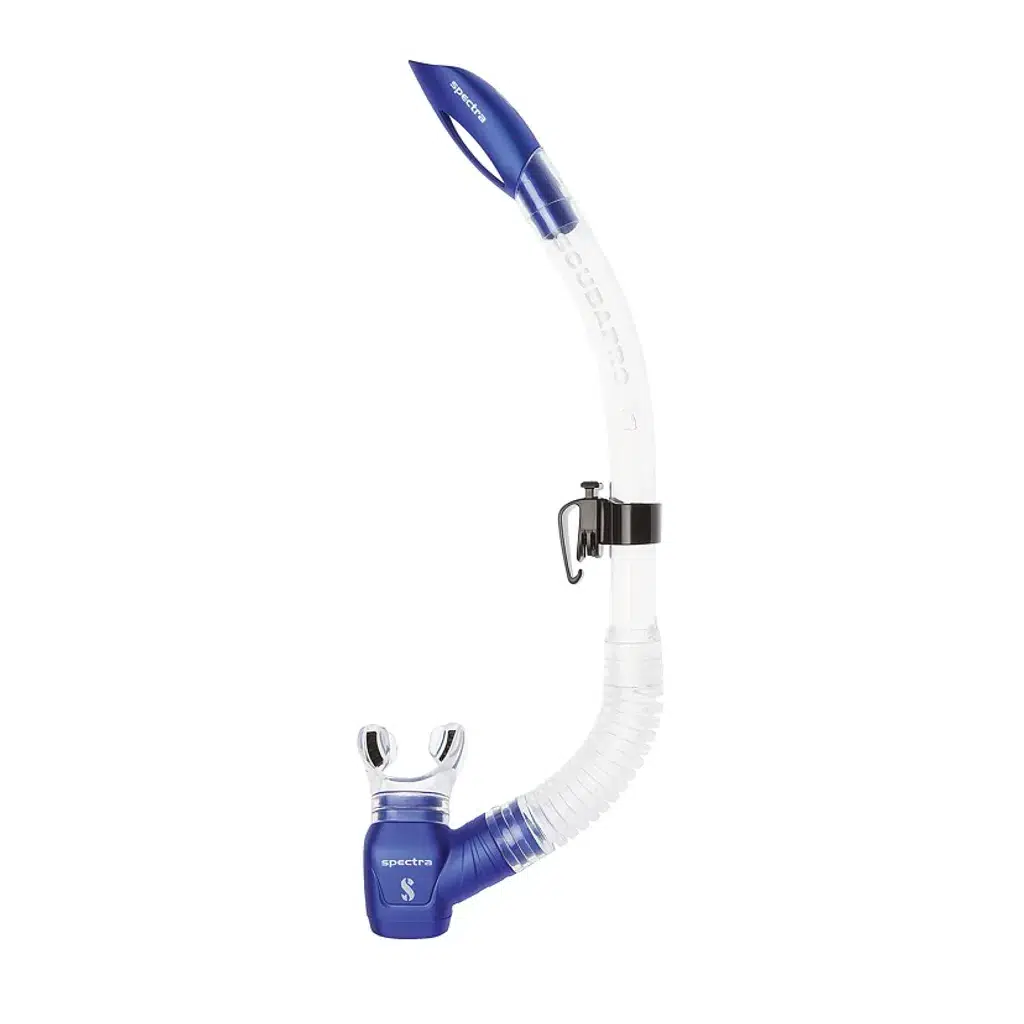 SCUBAPRO SNORKEL SPECTRA - ŞEFFAF-MAVİ