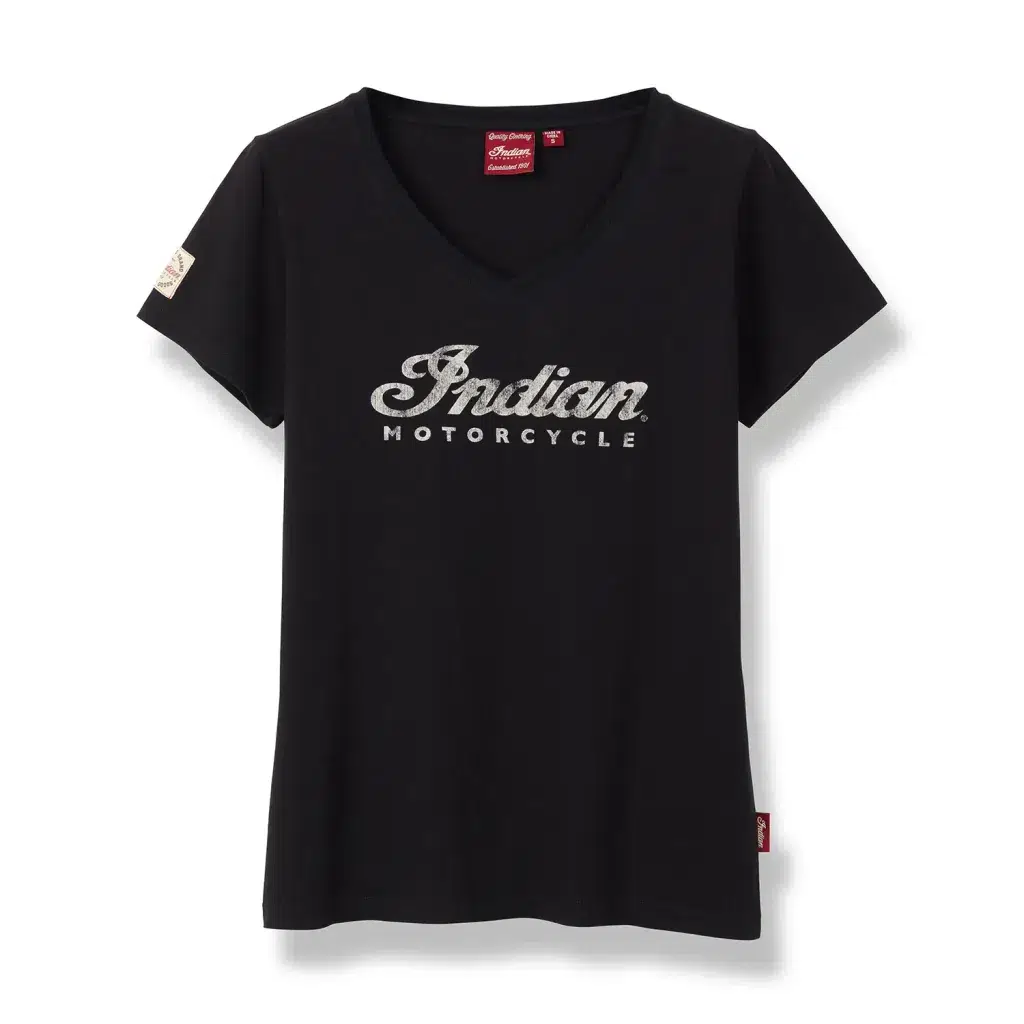 INDIAN MOTORCYCLE WW BK SS SCRIPT LOGO TEE KADIN TİŞÖRT 