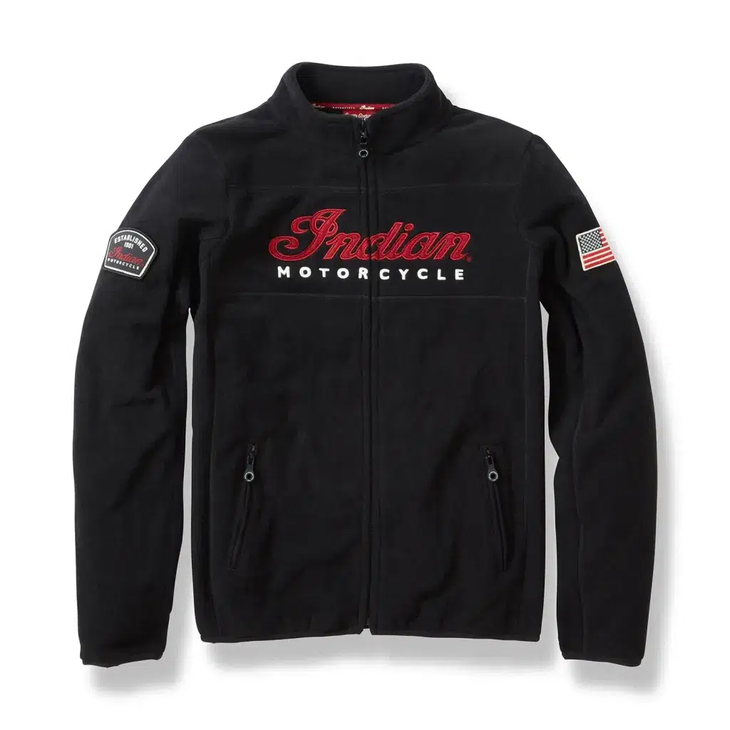 INDIAN MOTORCYCLE WW BK ZIP THRU FLEECE KADIN POLAR