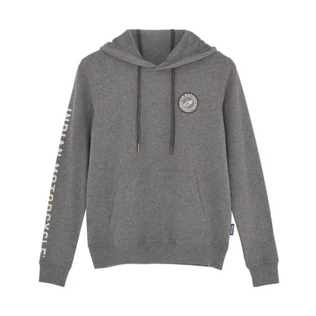 INDIAN MOTORCYCLE WW GY I SCRIPT PATCH KADIN HOODIE
